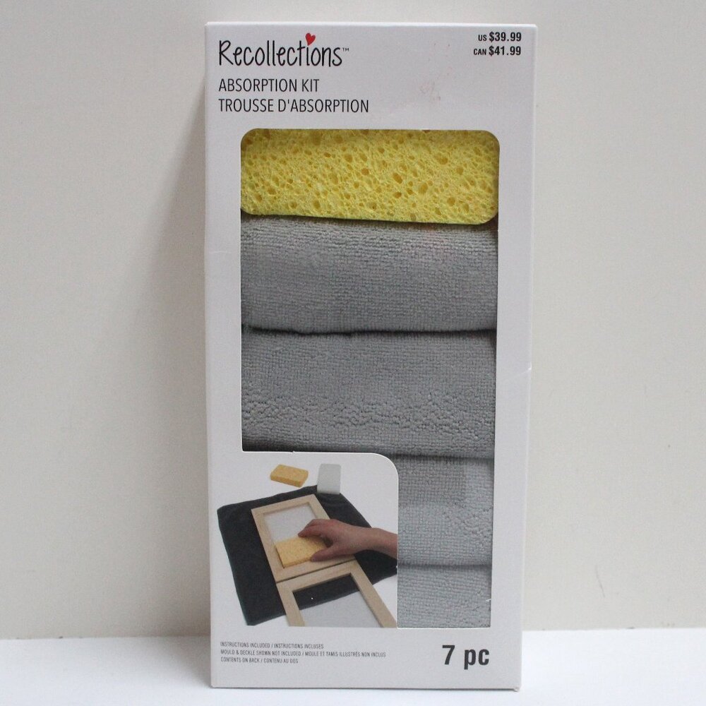 7 Piece Recollections Absorption Kit for Paper Making In Sealed or Unopened Box